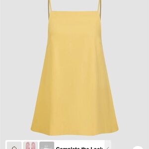 Cider Yellow A-Line Dress